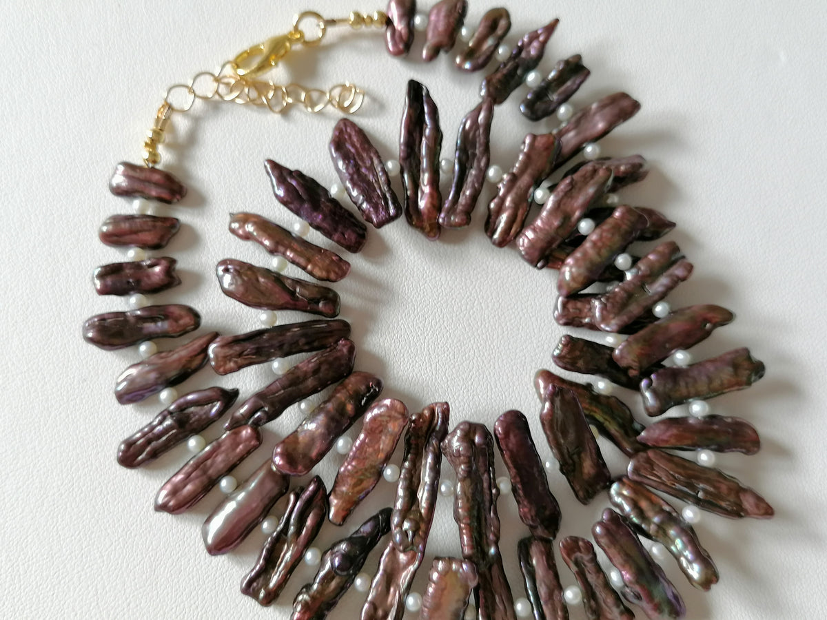 Cultured Freshwater Stick Pearl Necklace