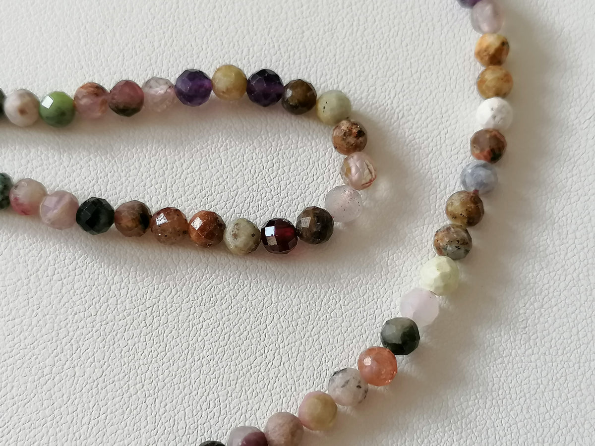 925 Sterling Silver Semi-Precious Gemstone Necklace