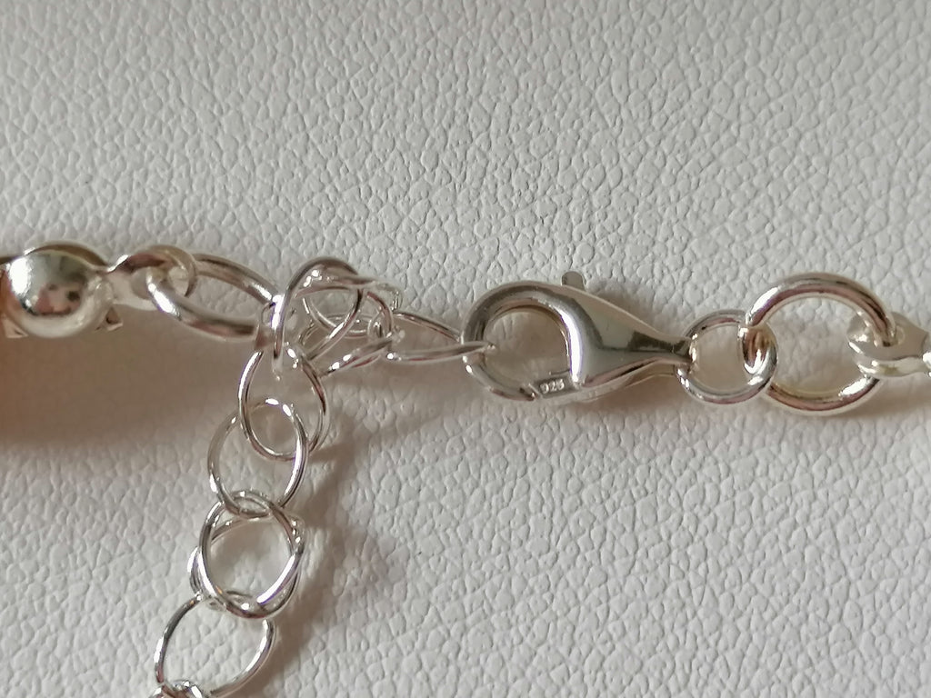 925 Sterling Silver Pink Baroque Pearl Necklace